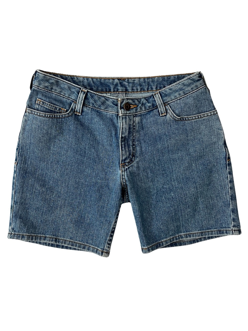 Carhartt Jean Shorts Womens Size 6 Blue Stretch Denim
